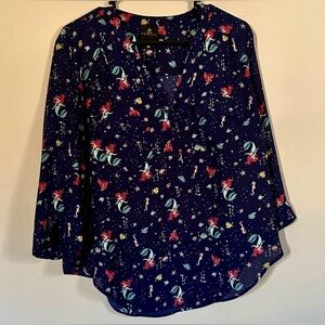 Torrid Navy Blue Little Mermaid Women's Top